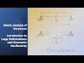 Introduction to Large Deformations and Geometric Nonlinearity