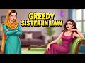 Greedy Stepsister | Moral Stories in English | Life Lesson | Learn English | Bedtime Stories | Story