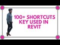 100+ Shortcut Keys Used In Revit