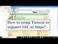 How to configure Tomcat to support SSL or HTTPS?