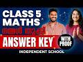 Class 5 Maths Exam 2026 | Independent School | Answer Key and Analysis | Exam Winner Class 5