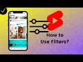How to Use Filters on YouTube Shorts? - Shorts Tips
