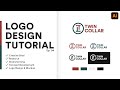 How to make a Logo | Full Logo Design Process from start to finish in Adobe Illustrator | Branding