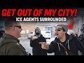 UNSEEN VIDEO: Furious Man Confronts ICE Agents at Minneapolis Gas Station | Crowd Erupts