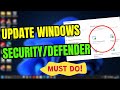 How To Update Windows Security/Windows Defender in Windows 11/10