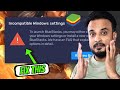 How to fix Incompatible Windows Settings Error in BlueStacks 5 or X (2023) BEST FIX