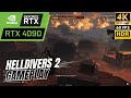 HELLDIVERS 2 Gameplay | RTX 4090 | 4K UltraHD HDR 60fps | Maximum Graphics | PC - No Commentary