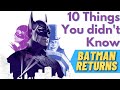 10 Facts You Didn't Know About Batman Returns 1992 - Movie Facts