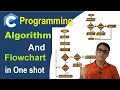 Algorithm \u0026 Flowchart with examples | C programming Hindi Tutorial | one shot Tutorial - 119