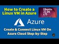 How to Create a Linux VM in Azure Portal | Deploy Ubuntu Virtual Machine in Azure - Step by Step