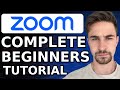 Zoom Tutorial For Beginners (2024) | How to Use Zoom Step-By-Step Guide