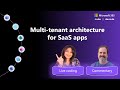 Multi-tenant architecture for SaaS apps with Microsoft 365 and Azure Active Directory
