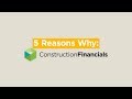 5 Reasons Why: Construction Financials with Procore