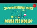 Can 100% renewable energy power the world? - Federico Rosei and Renzo Rosei