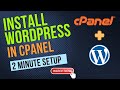 How To Install WordPress In cPanel 2025 - Softaculous Method (Step-By-Step)