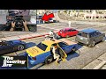 GTA 5 - One Day in Traffic as a Taxi Driver | G29 Steering Wheel \u0026 Gear Shifter Gameplay