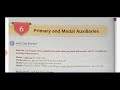 Primary and Modal Auxiliaries with Hindi translation