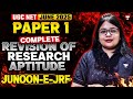 Complete Research Aptitude | UGC NET Paper 1 | UGC NET 2025 | Yukti Jain
