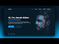 Personal Portfolio Website using HTML \u0026 CSS