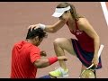 Leander Paes \u0026 Martina Hingis 7/14/14 Mixed Doubles Highlights