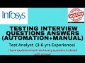 Infosys Interview Question Selenium/JAVA (Automation + Manual) -1