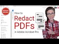 How to Redact PDFs in Adobe Acrobat Pro (UPDATED Interface)