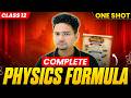 Class 12 Physics All Chapter-Wise Formulas in One Shot 🔥CBSE BOARDS 2026 | Abdul Sir