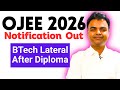 OJEE BTech Lateral Entry Application Form 2026, OJEE 2026 BTech Admission in Top Govt College After
