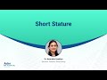 Short Stature | Dr Namratha Upadhya | Paediatric Endocrinology | Aster RV