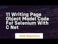 11 writing page object model code for selenium with c net
