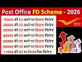 Post Office Fixed Deposit Scheme | Post Office Fd Interest 2026 | Post Office FD Plan 2026