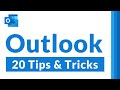 Top 20 Microsoft Outlook Tips and Tricks // All the Outlook features you didn't know about!