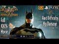 Batman: Return to Arkham Asylum | Full 100% Movie - Hard (No Damage) | 4K HDR 60FPS