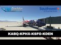 MSFS LIVE | Real World Southwest OPS | PMDG 737-800 | NEW FTSIM 737 SOUNDPACK | VATSIM