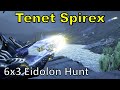 Tenet Spirex 6x3 (Warframe, 18 Eidolons in 1 Night Cycle, Unairu Wisp DPS Volt POV)