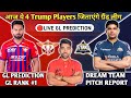 🔴LIVE , LSG vs GT Dream11 Live GL Team Today , GT vs LSG Dream Team Today , LSG vs GT IPL 19TH Match