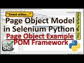 Page Object Model Selenium Webdriver-Selenium Python Page Object Model-Page Object Model in Selenium