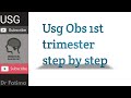 Ultrasound Obs 1st trimester in detail part 1 by Dr.Fatima