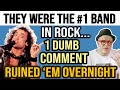 They Were the #1 Band in Rock...Then 1 BAD Interview DESTROYED CAREER OVERNIGHT! | Professor of Rock