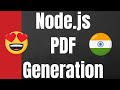 How to Create PDF Document in Node.js Using PDF-Creator-Node Library