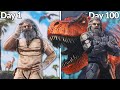 I Have 100 Days to Beat ARK Survival Evolved Hardcore!