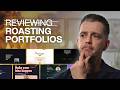Speed roasting your design portfolios