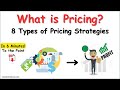 What is Pricing in Marketing? | 8 Types of Pricing Strategies Explained in 6 Min!