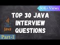 Top Java questions in technical interview for freshers | Important Java questions for viva | Part 1
