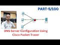 DNS Server Configuration Using Cisco Packet Tracer in Hindi