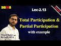 L2.13 | Participation Constraints in DBMS | Total Participation | Partial Participation in DBMS
