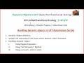 Dynamic Objects, Dynamic Properties, Data Driven Tests in Unified Functional Testing (UFT) || HP QTP
