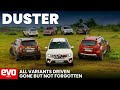 Renault Duster Legacy: all the variants together | Gone But Not Forgotten | @evoIndia