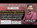 5 Editorials - 209 | GDP New Base Year, PRAHAAR Strategy, AI Summit 2026 | 01/03/26 | Adil Baig