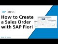 How to Create a Sales Order with SAP Fiori in SAP S/4HANA